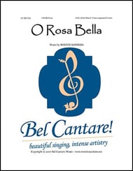 O Rosa Bella SAB choral sheet music cover Thumbnail